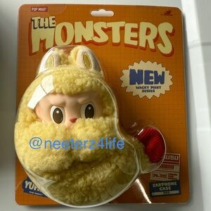 Pop Mart The Monsters Wacky Mart Series Earphone Case shrimp tempura labubu